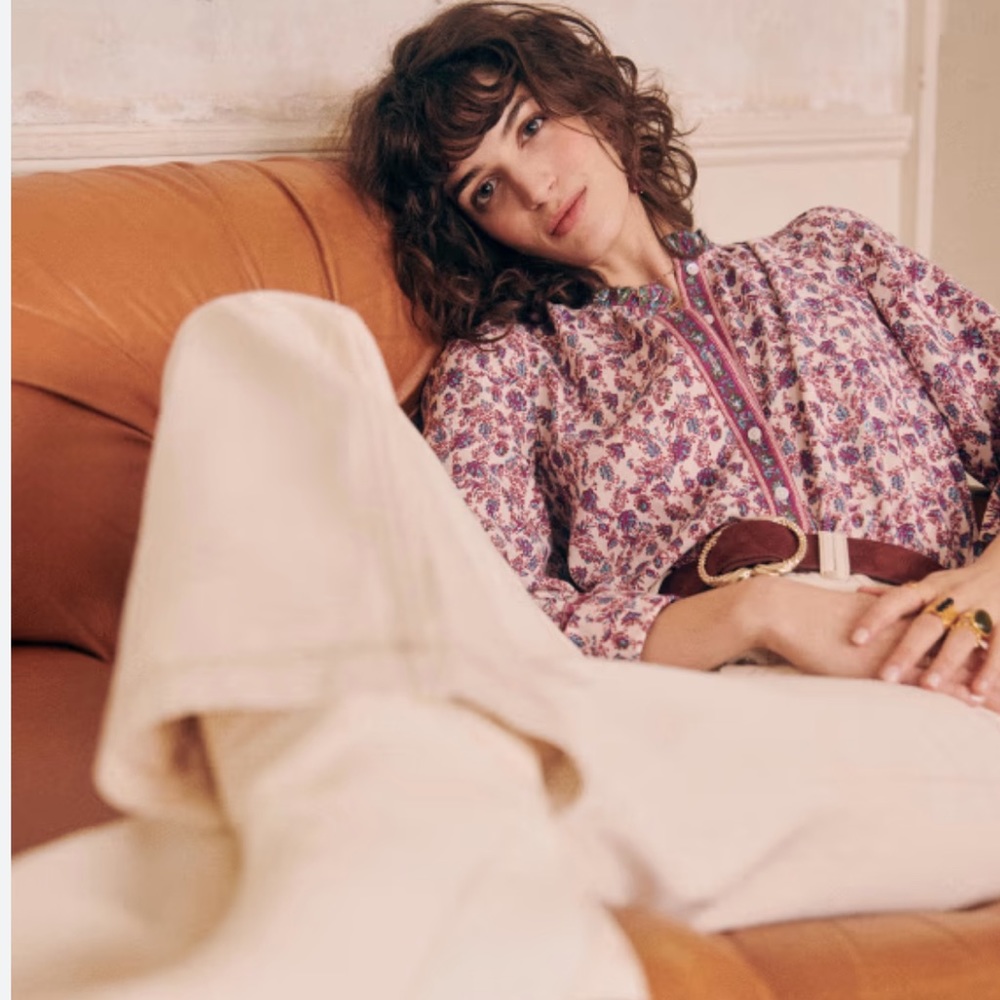 EUC- Sezane Elora Blouse - Size 6/size 38